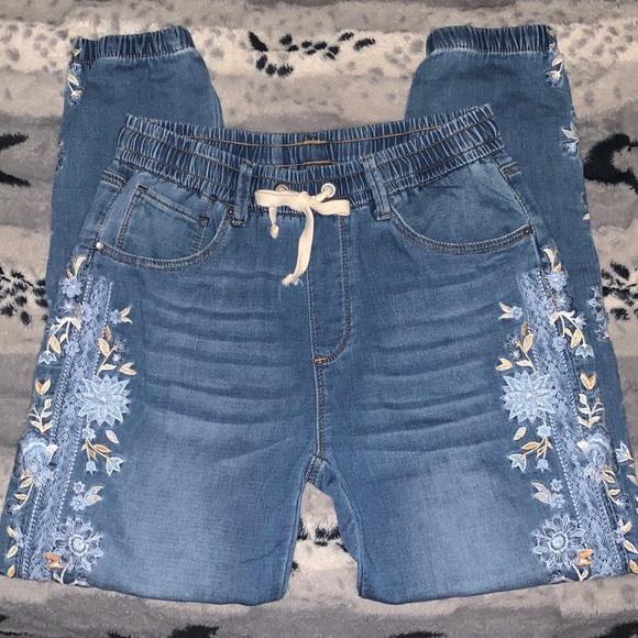 DRIFTWOOD Jean Joggers with Embroidery — Large - Picture 2 of 16